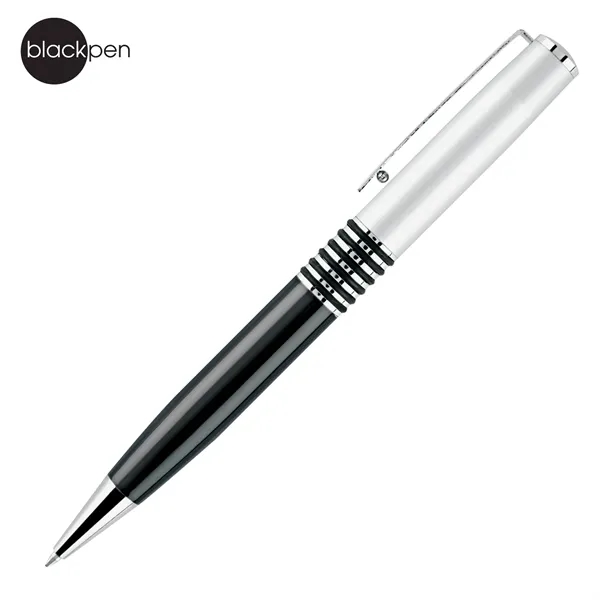 Blackpen Twist-Action Ballpoint Pen, Chrome Cap... from ASI 62820 International Merch Concepts