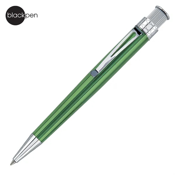 Blackpen Twist-Action Ballpoint Pen, Chrome Points... from ASI 62820 International Merch Concepts