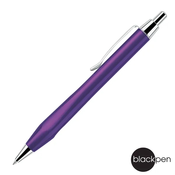 Blackpen Click-Action Matte Ballpoint Pen, Triangular Grip, Chrome Points... from ASI 62820 International Merch Concepts