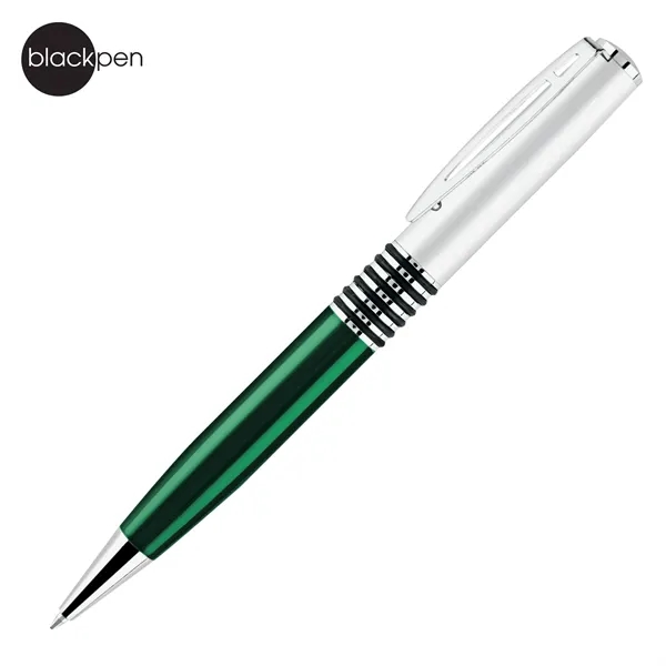 Blackpen Twist-Action Ballpoint Pen, Chrome Cap... from ASI 62820 International Merch Concepts