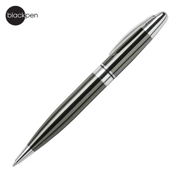 Blackpen Brass Twist-Action Ballpoint Pen, Chrome Points... from ASI 62820 International Merch Concepts