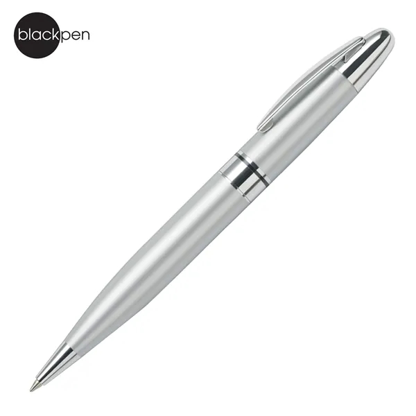 Blackpen Brass Twist-Action Ballpoint Pen, Chrome Points... from ASI 62820 International Merch Concepts