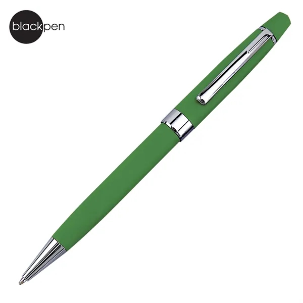 Blackpen Twist-Action Aluminum Ballpoint Pen in Matte with Chrome Points... from ASI 62820 International Merch Concepts