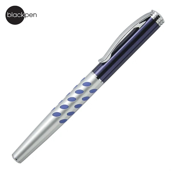 Blackpen Cap-off Brass Gel Ink Pen, Comfort Grip and Chrome Points... from ASI 62820 International Merch Concepts