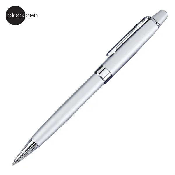 Blackpen Twist-Action Aluminum Ballpoint Pen in Matte with Chrome Points... from ASI 62820 International Merch Concepts
