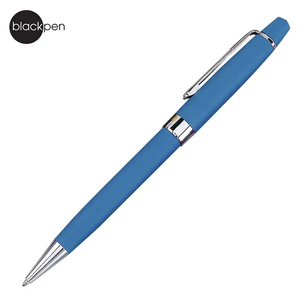 Blackpen Twist-Action Aluminum Ballpoint Pen in Matte with Chrome Points... from ASI 62820 International Merch Concepts