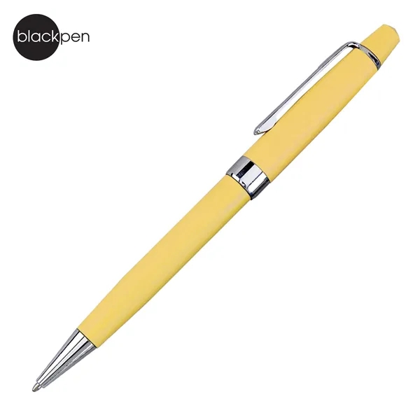 Blackpen Twist-Action Aluminum Ballpoint Pen in Matte with Chrome Points... from ASI 62820 International Merch Concepts