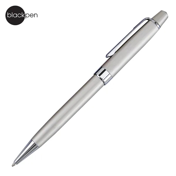 Blackpen Twist-Action Aluminum Ballpoint Pen in Matte with Chrome Points... from ASI 62820 International Merch Concepts