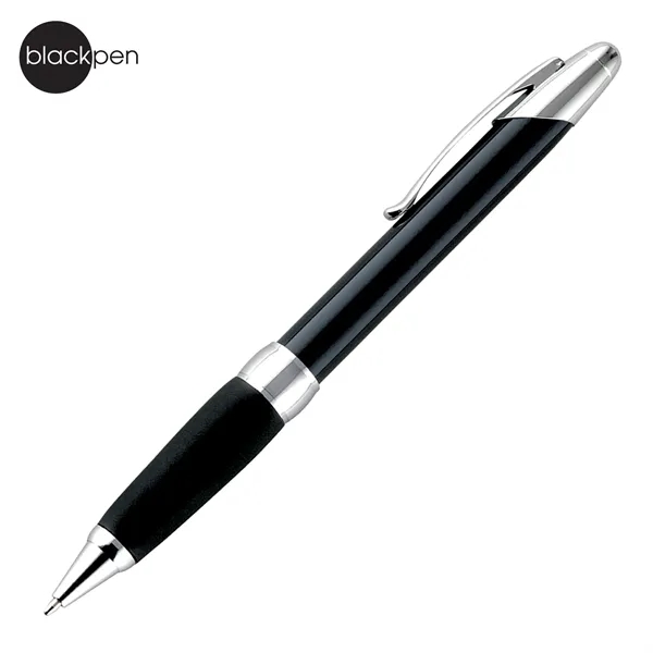Blackpen Twist-Action Ballpoint Pen, Lacquer Finish, Comfort Grip, Chrome Points... from ASI 62820 International Merch Concepts