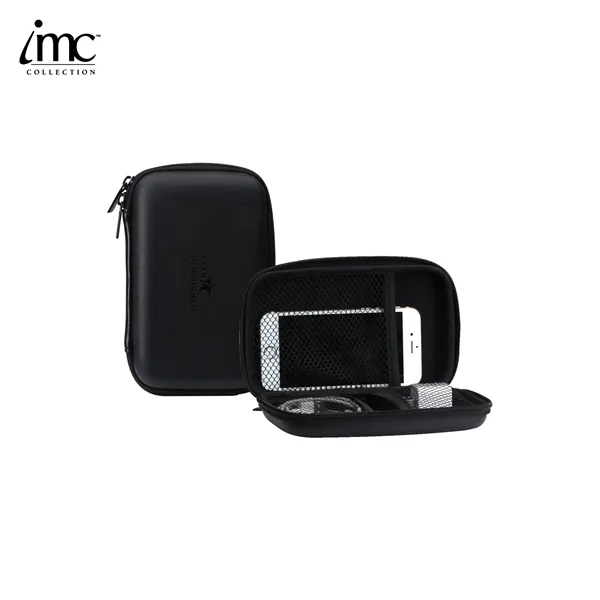 Black Phone and Electronics Accessory Case with Zip Closure... from ASI 62820 International Merch Concepts
