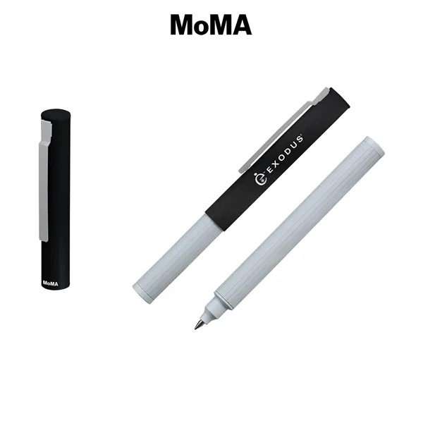 MoMA Pocket Cap-off Ballpoint Pen, Barrel Detail, Magnetic Cap... from ASI 62820 International Merch Concepts