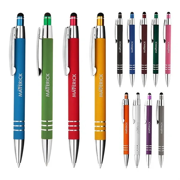 Durable aluminum ballpoint pen featuring gleaming chrome clip and accents with... from ASI 90859 Tempo Industries Inc / Tempoline