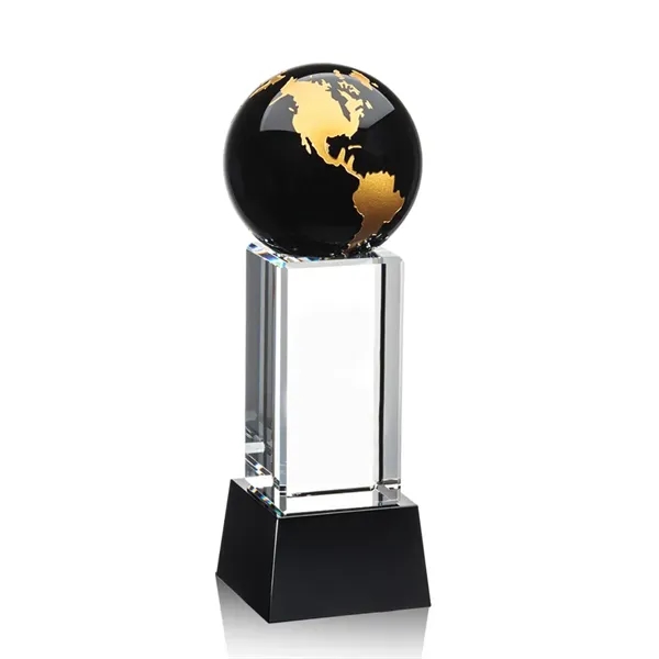 The Luz Globe award features a Black Optical Crystal globe perched... from ASI 84592 St Regis Group / St Regis