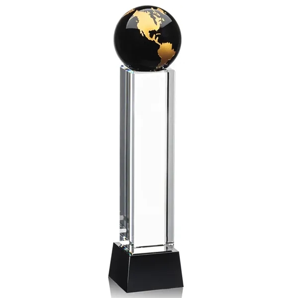 The Luz Globe award features a Black Optical Crystal globe perched... from ASI 84592 St Regis Group / St Regis
