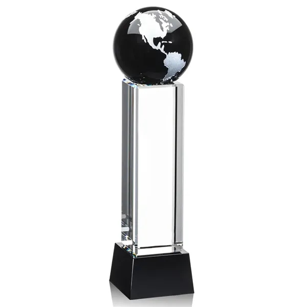 The Luz Globe award features a Black Optical Crystal globe perched... from ASI 84592 St Regis Group / St Regis