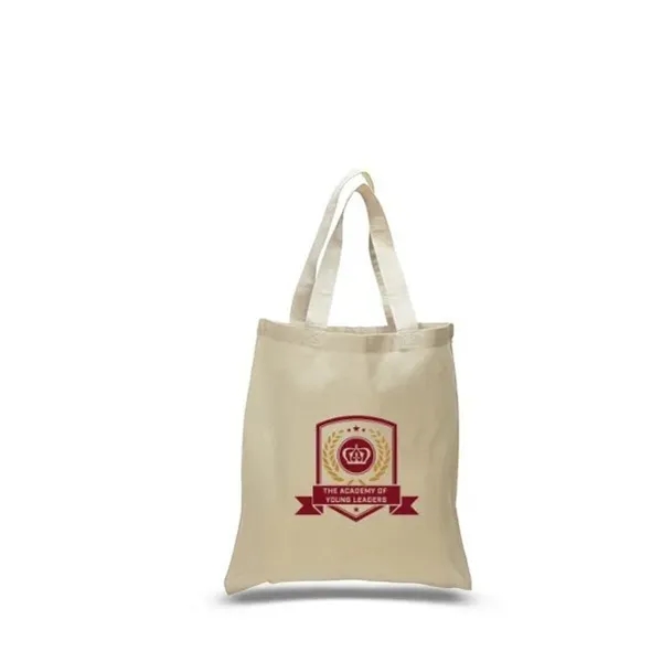 100% Cotton Sheeting Tote bag with Colored Handles 15" x 16"H... from ASI 57713 Glow Promotions