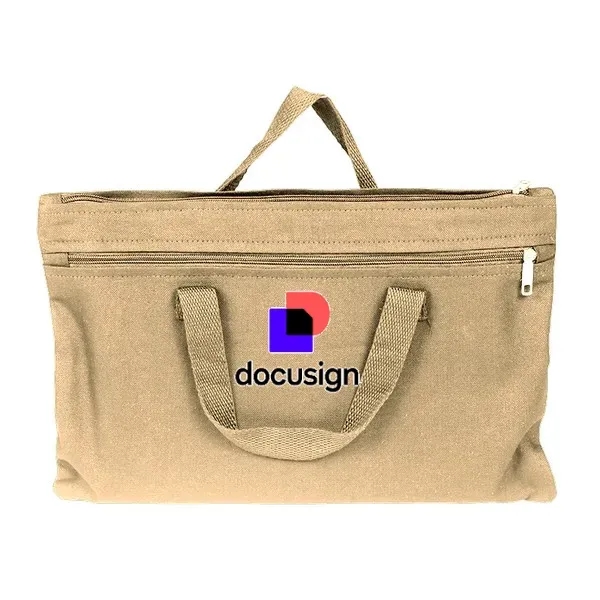 Heavy Canvas Document Bag 100% Cotton 15.5 x 10... from ASI 57713 Glow Promotions