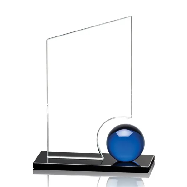 A gleaming crystal orb is mounted to our black optical crystal... from ASI 84592 St Regis Group / St Regis