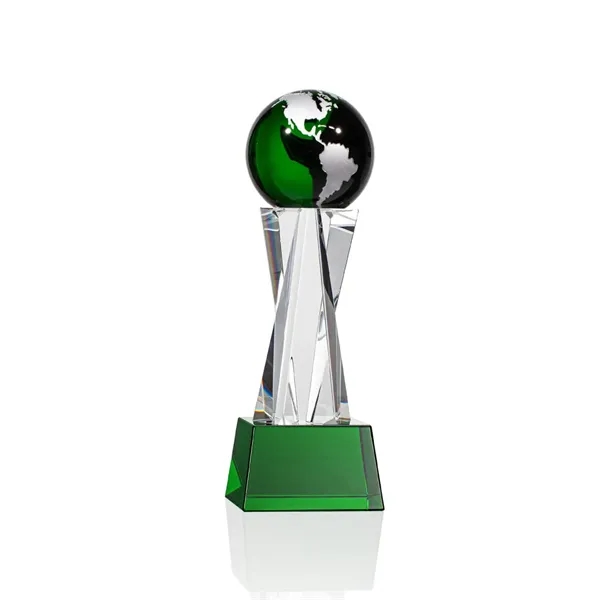 Havant Globe Award - Green/Silver... from ASI 84592 St Regis Group / St Regis