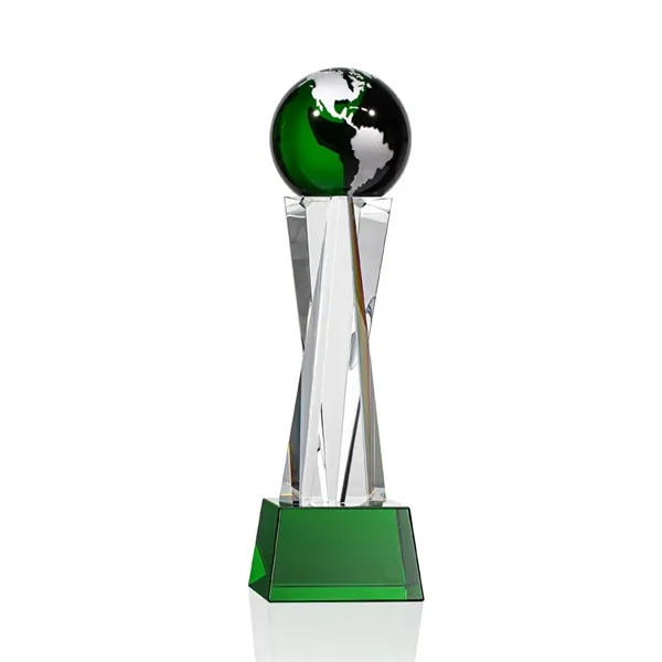 Havant Globe Award - Green/Silver... from ASI 84592 St Regis Group / St Regis