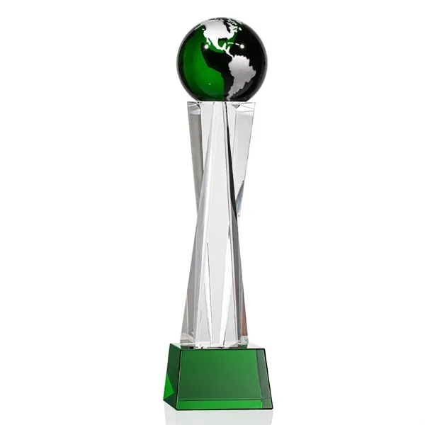 Havant Globe Award - Green/Silver... from ASI 84592 St Regis Group / St Regis