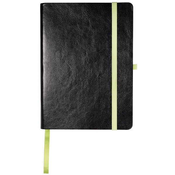 Faux leather cover journal with 96 ruled pages, elastic loop closure,... from ASI 79530 Prime Line