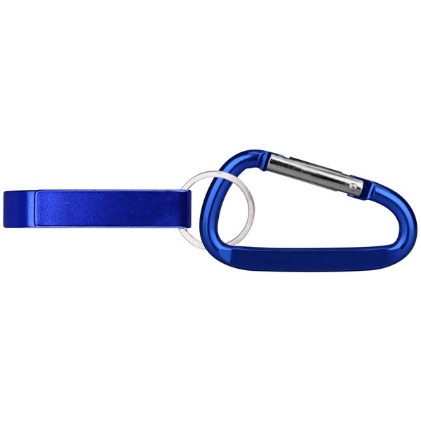 Deluxe aluminum can and bottle opener with split key ring and... from ASI 74585 Nu Promo International / Nu Promo Line
