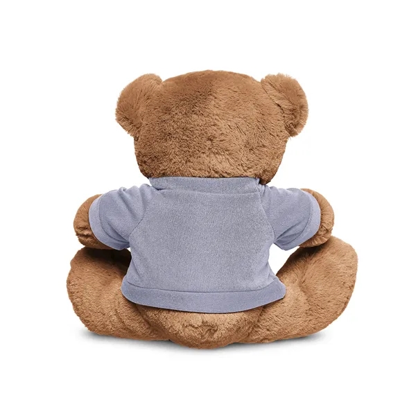 3.5" x 8.5" x 10" polyester plush brown bear with customizable... from ASI 79530 Prime Line