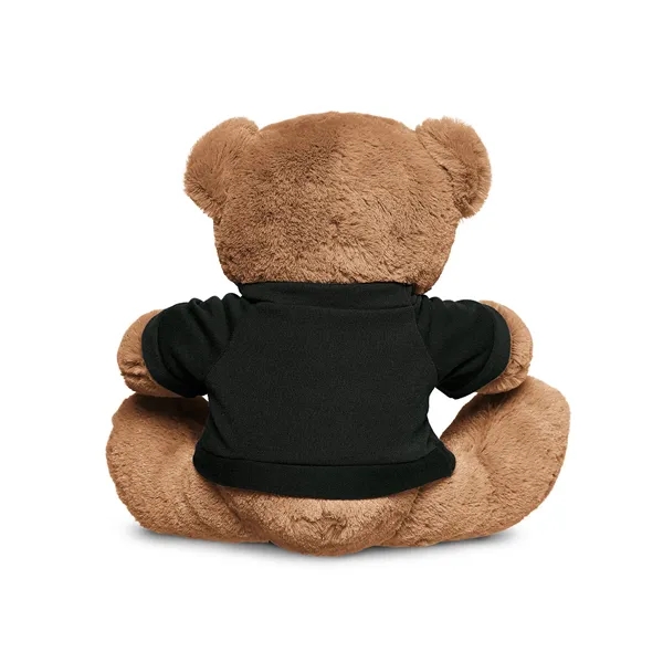 3.5" x 8.5" x 10" polyester plush brown bear with customizable... from ASI 79530 Prime Line