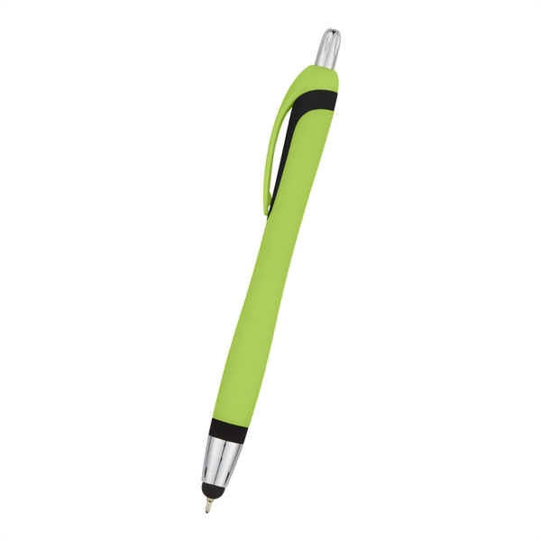 Ava Sleek Write Pen with Stylus.  Plunger Action. Push Down... from ASI 61125 Hit Promotional Products