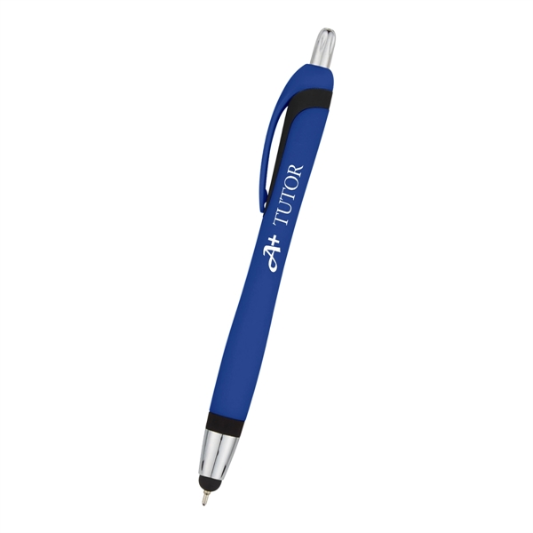 Ava Sleek Write Pen with Stylus.  Plunger Action. Push Down... from ASI 61125 Hit Promotional Products
