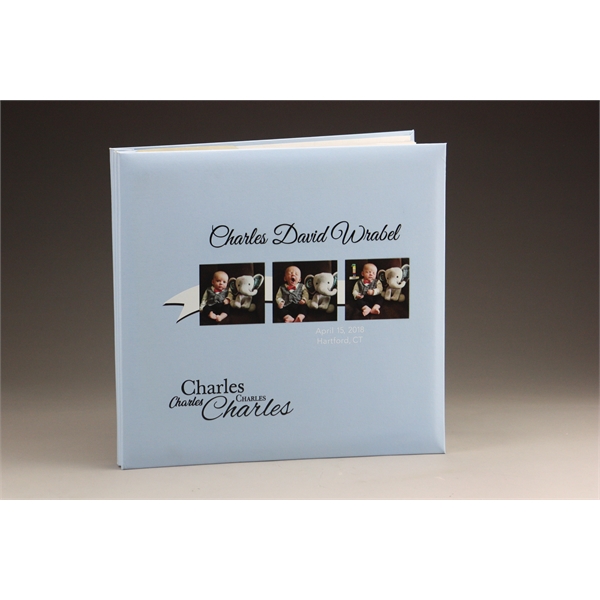 8" x 8" x 2" leatherette photo album or scrapbook... from ASI 92531 Unique Custom Products / UCP