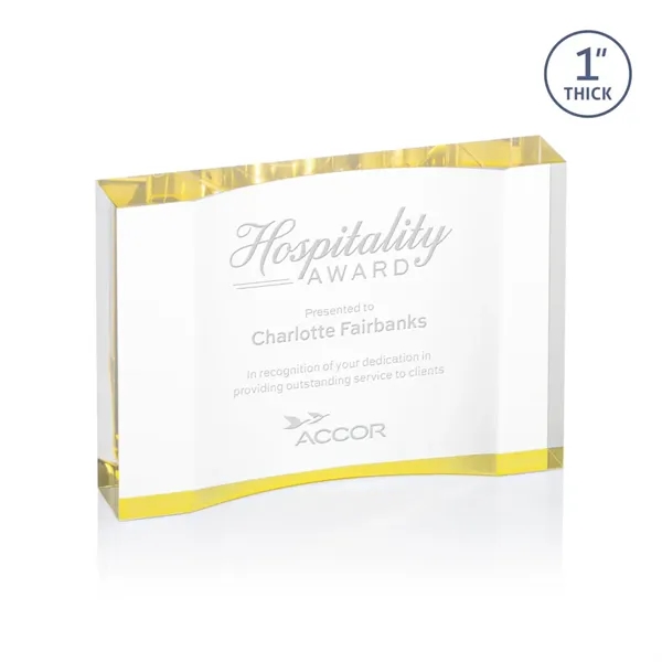 The freestanding Langworth Award is a stunning, thick accolade featuring a... from ASI 84592 St Regis Group / St Regis