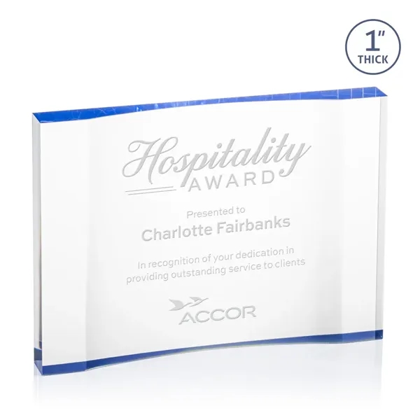 The freestanding Langworth Award is a stunning, thick accolade featuring a... from ASI 84592 St Regis Group / St Regis