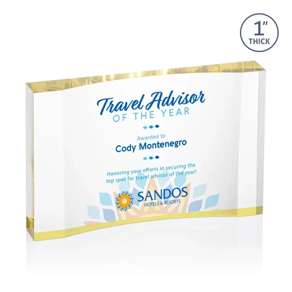 The Langworth VividPrint™ Award is a stunning, thick accolade featuring a... from ASI 84592 St Regis Group / St Regis