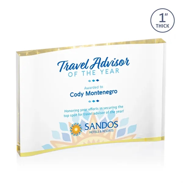 The Langworth VividPrint™ Award is a stunning, thick accolade featuring a... from ASI 84592 St Regis Group / St Regis