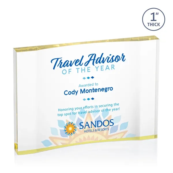 The Langworth VividPrint™ Award is a stunning, thick accolade featuring a... from ASI 84592 St Regis Group / St Regis