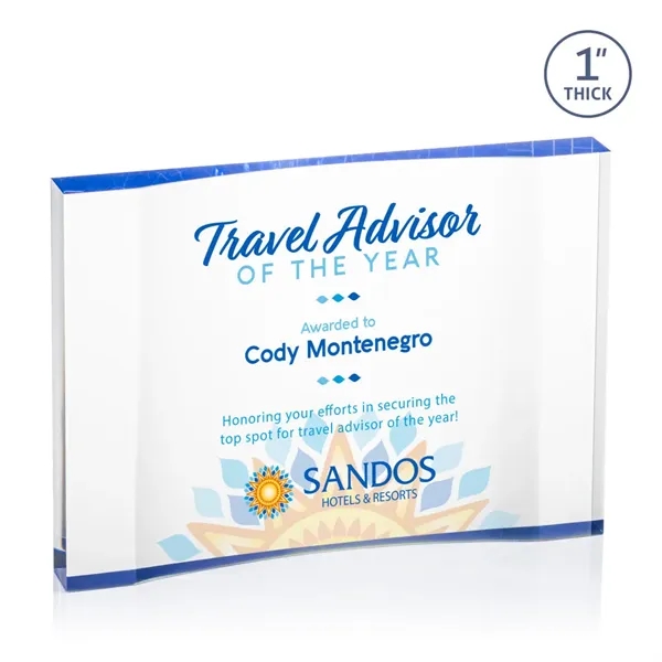 The Langworth VividPrint™ Award is a stunning, thick accolade featuring a... from ASI 84592 St Regis Group / St Regis