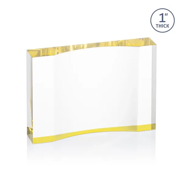 The freestanding Langworth Award is a stunning, thick accolade featuring a... from ASI 84592 St Regis Group / St Regis