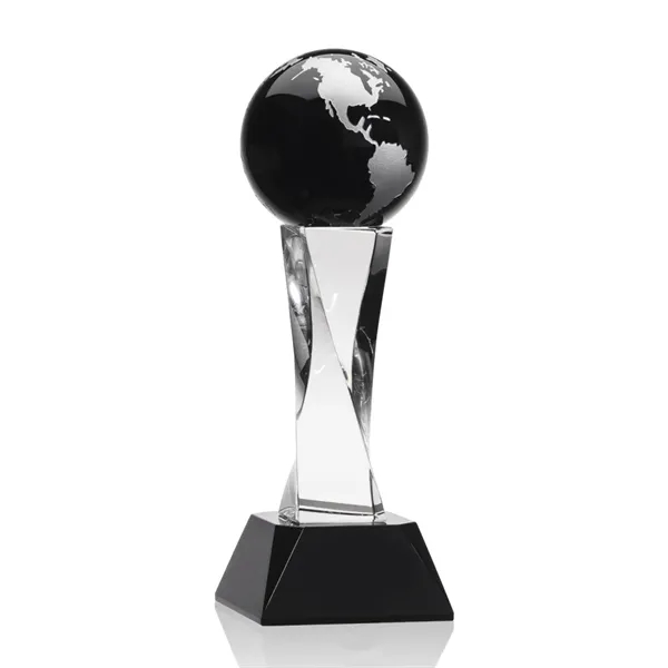 The Langford Globe Award features an elegant 4" Black Optical Crystal... from ASI 84592 St Regis Group / St Regis