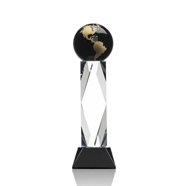 This award features a 4" Black Optical global with gold or... from ASI 84592 St Regis Group / St Regis