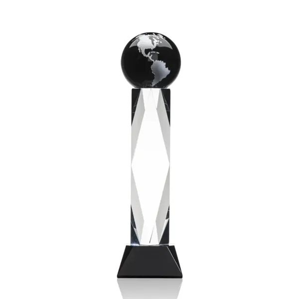 This award features a 4" Black Optical global with gold or... from ASI 84592 St Regis Group / St Regis