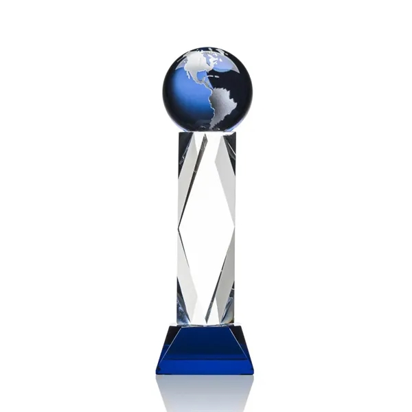 This award features a 4" Blue Optical global with gold or... from ASI 84592 St Regis Group / St Regis