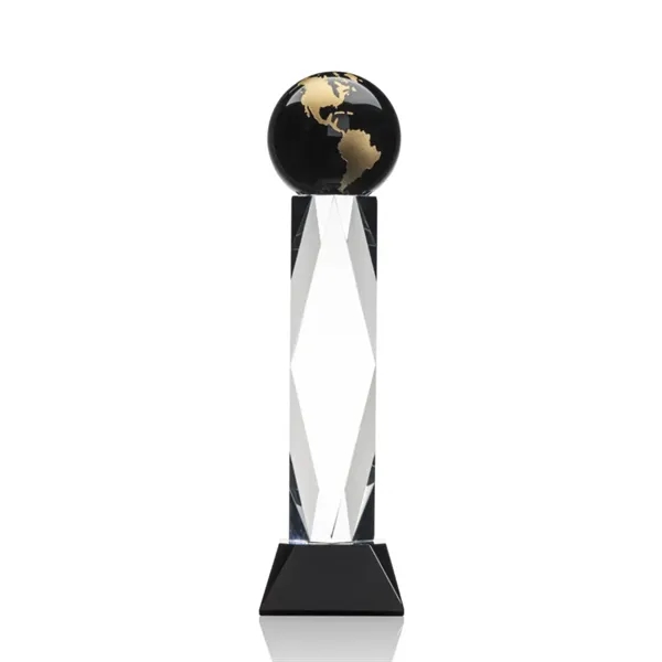This award features a 4" Black Optical global with gold or... from ASI 84592 St Regis Group / St Regis