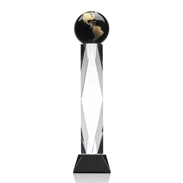 This award features a 4" Black Optical global with gold or... from ASI 84592 St Regis Group / St Regis