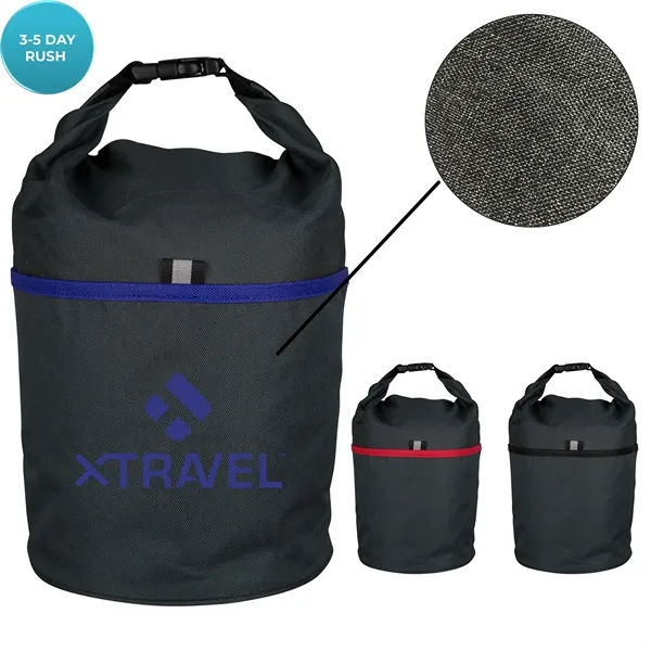 13 3/4" x 11" x 7 1/2" lunch bag with a... from ASI 57653 Gold Bond