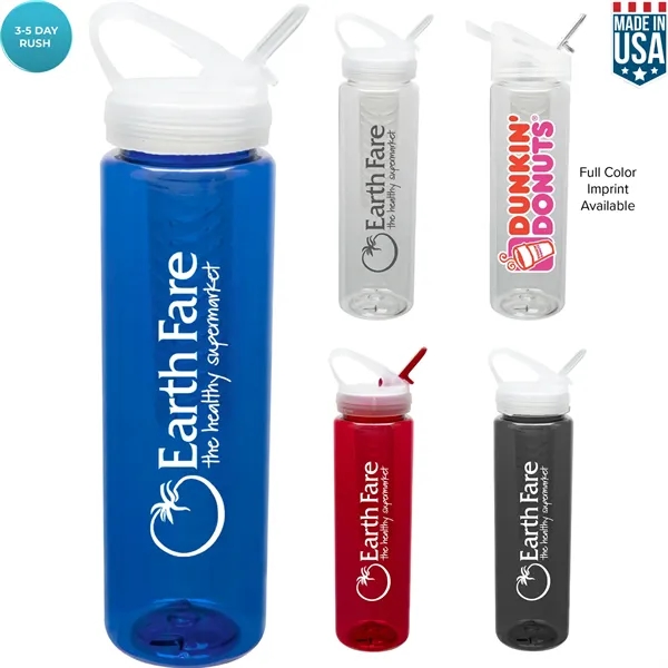 32-ounce fruit fusion bottle with a cap, spout, and handle.... from ASI 57653 Gold Bond