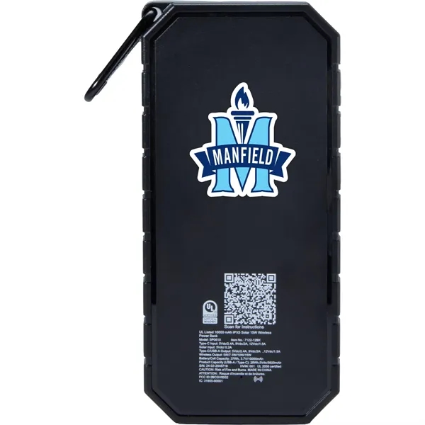 UL Listed 10000 IPX5 Solar 15W Wireless Power Ban... from ASI 66887 PCNA / Leeds