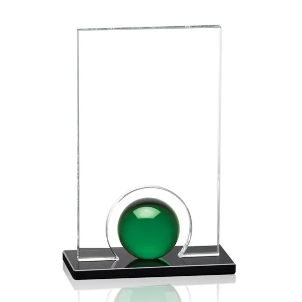 A gleaming crystal orb is mounted to our black optical crystal... from ASI 84592 St Regis Group / St Regis