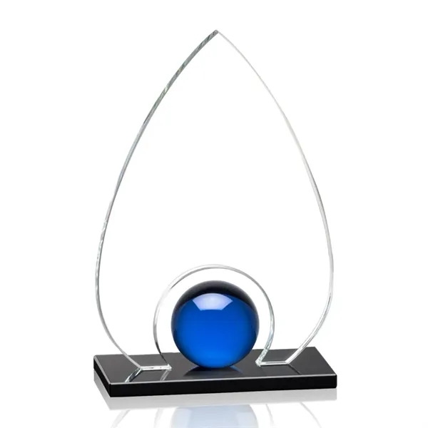 A gleaming crystal orb is mounted to our black optical crystal... from ASI 84592 St Regis Group / St Regis